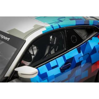 BMW M4 GT4 WHITE 2024 OttO mobile Project Cars 1:18 Resinemodell (Türen, Motorhaube... nicht zu öffnen!)